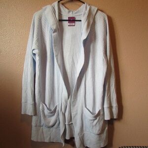 Mudd Light Blue Hooded Cardigan